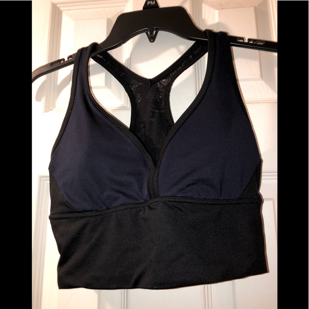 LaSenza dark blue sports bra crop top